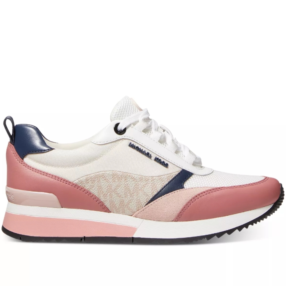 Michael Kors Allie Stride Trainer Lace Up Sneakers
